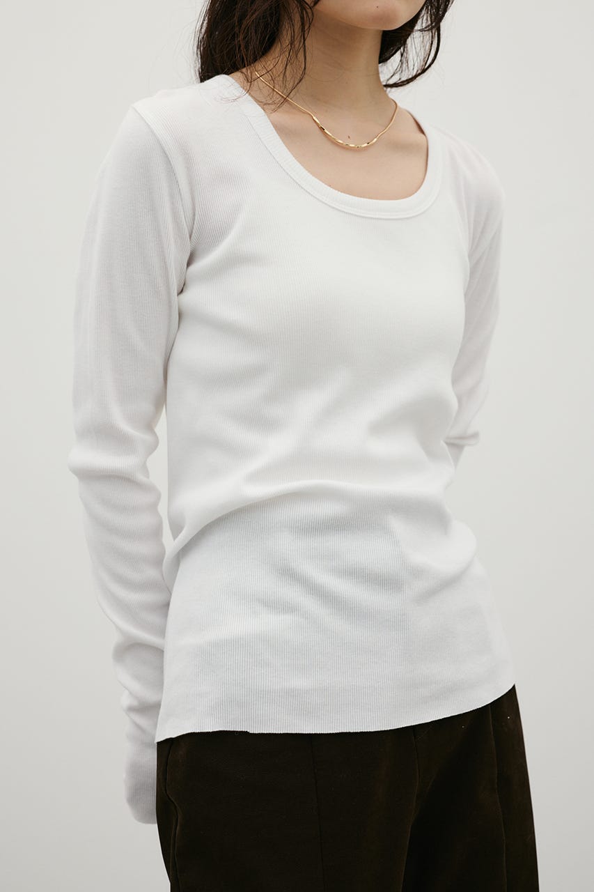 UネックロンT WHT FREE