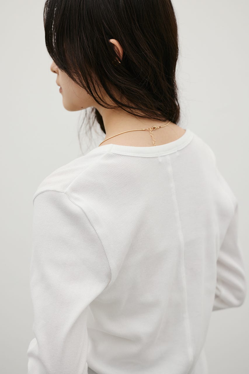 UネックロンT WHT FREE