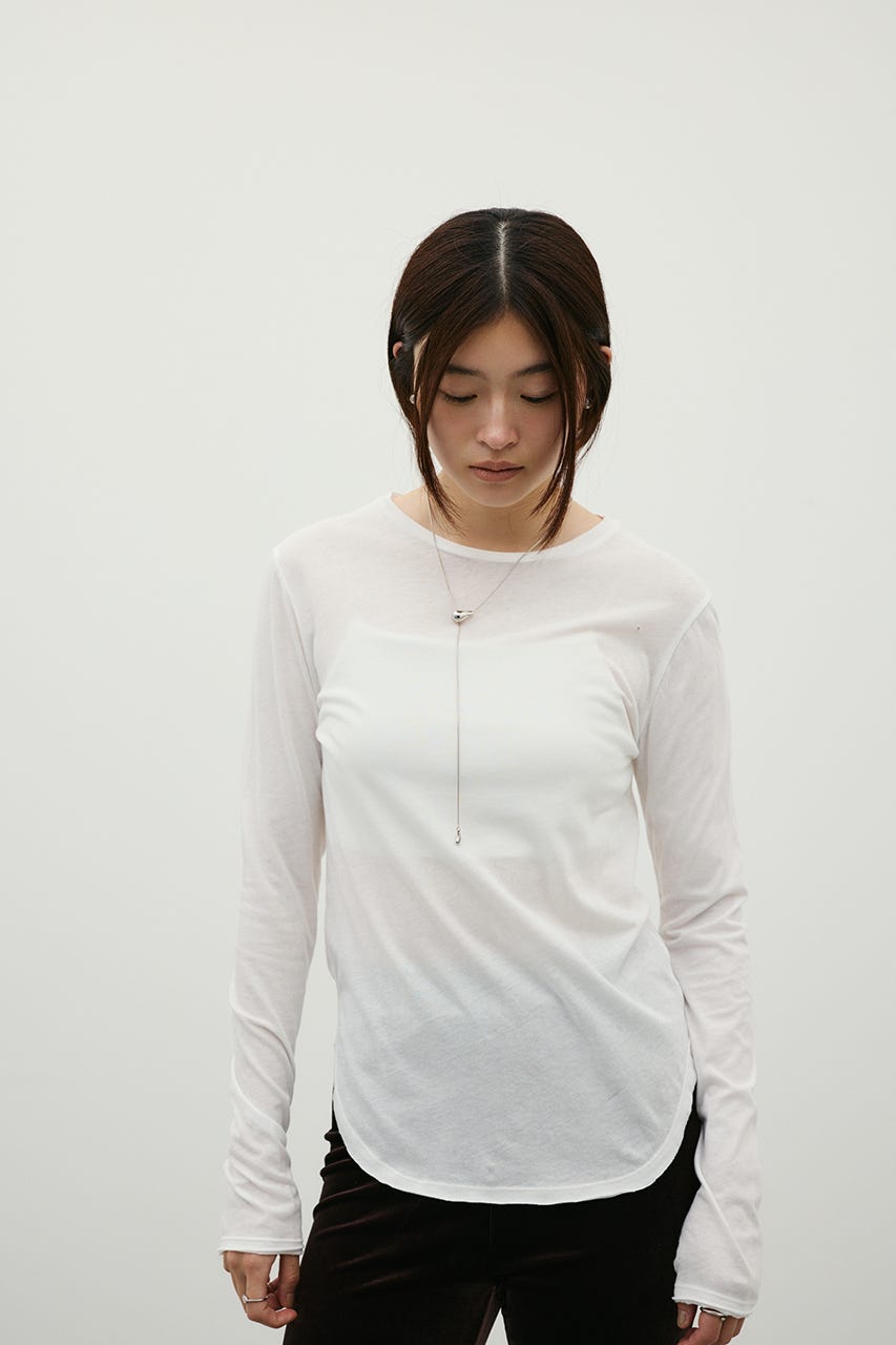ロングスリーブスキントップ WHT FREE