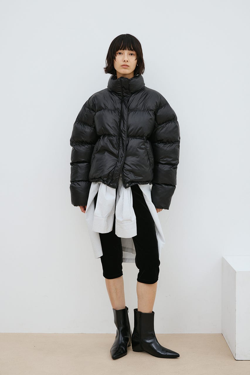 パッファースタンドブルゾン BLK FREE
