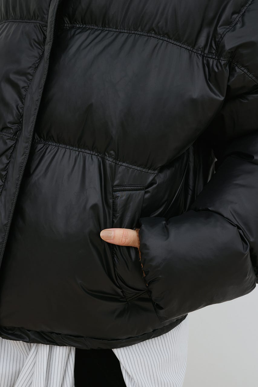 パッファースタンドブルゾン BLK FREE