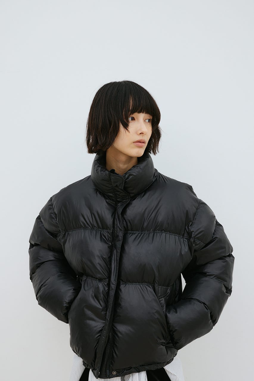 パッファースタンドブルゾン BLK FREE