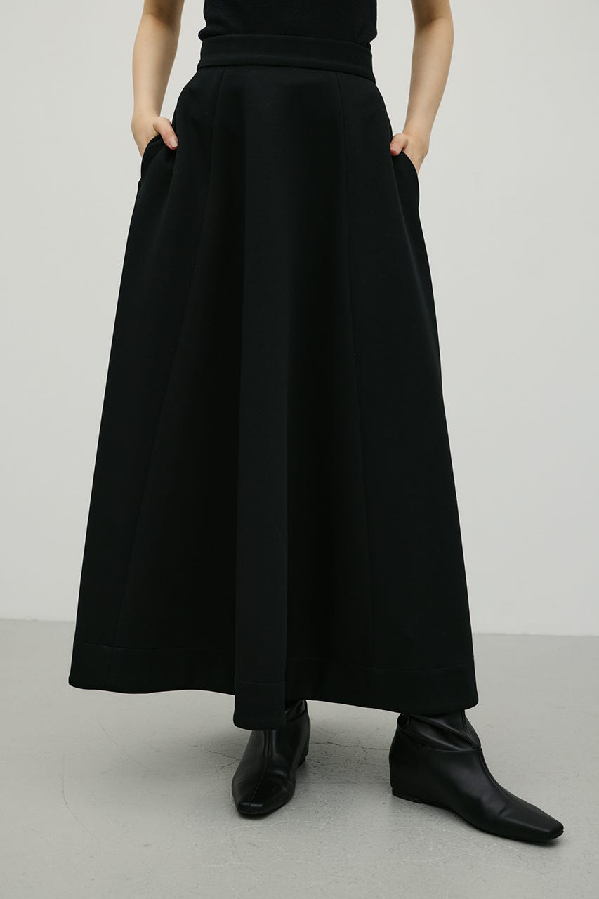 ダンボールフレアスカート BLK M