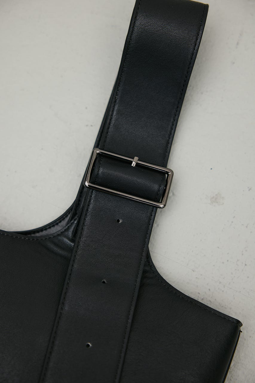 ワンハンドルバケットバッグ BLK FREE