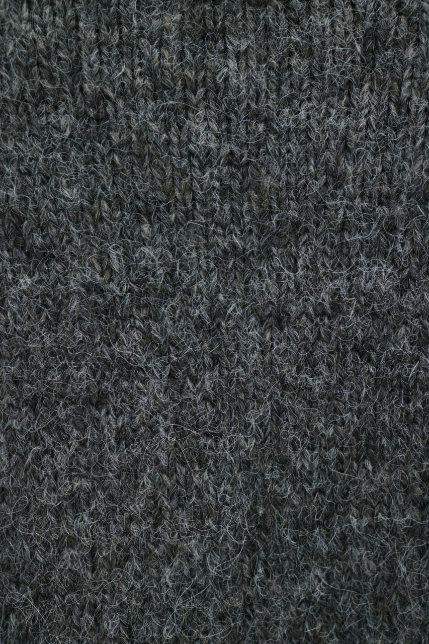 シャギールーズニットトップ GRY FREE