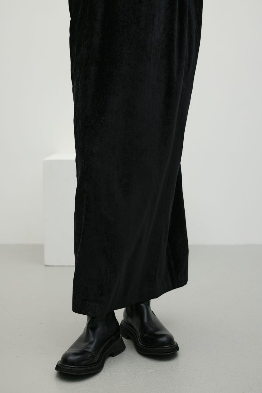 パイピングベロアキャミワンピース BLK M