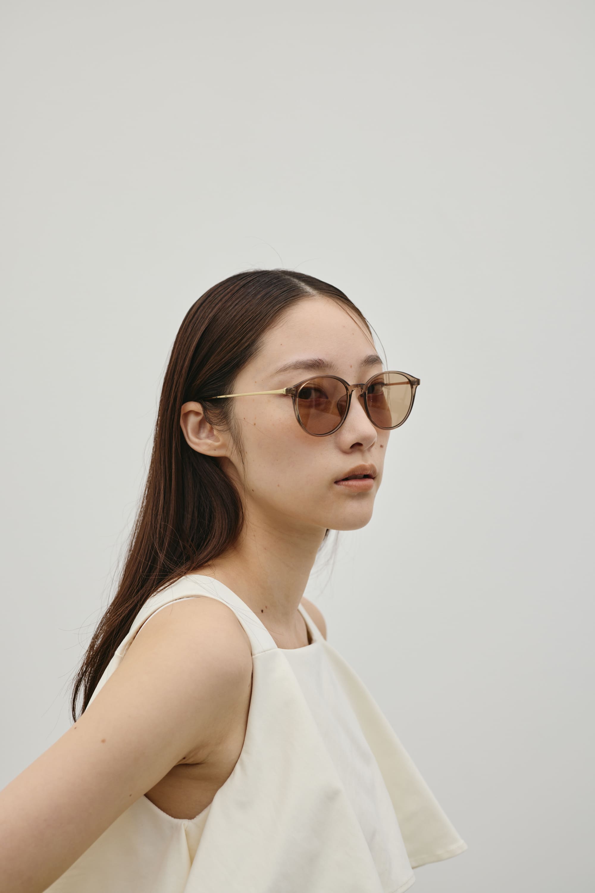 【noeyedia】セルフレームアイウエア BRN FREE