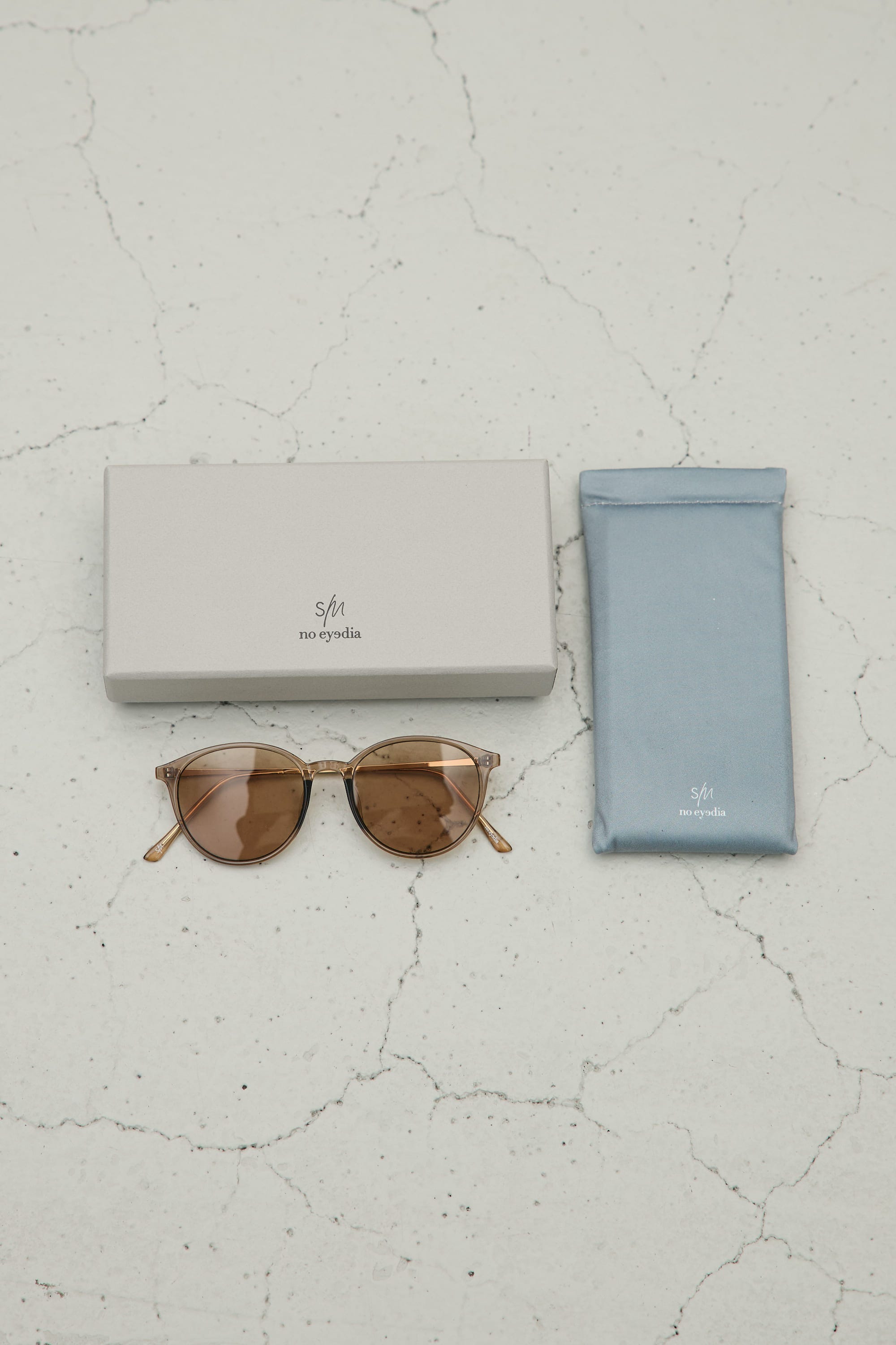 【noeyedia】セルフレームアイウエア BRN FREE