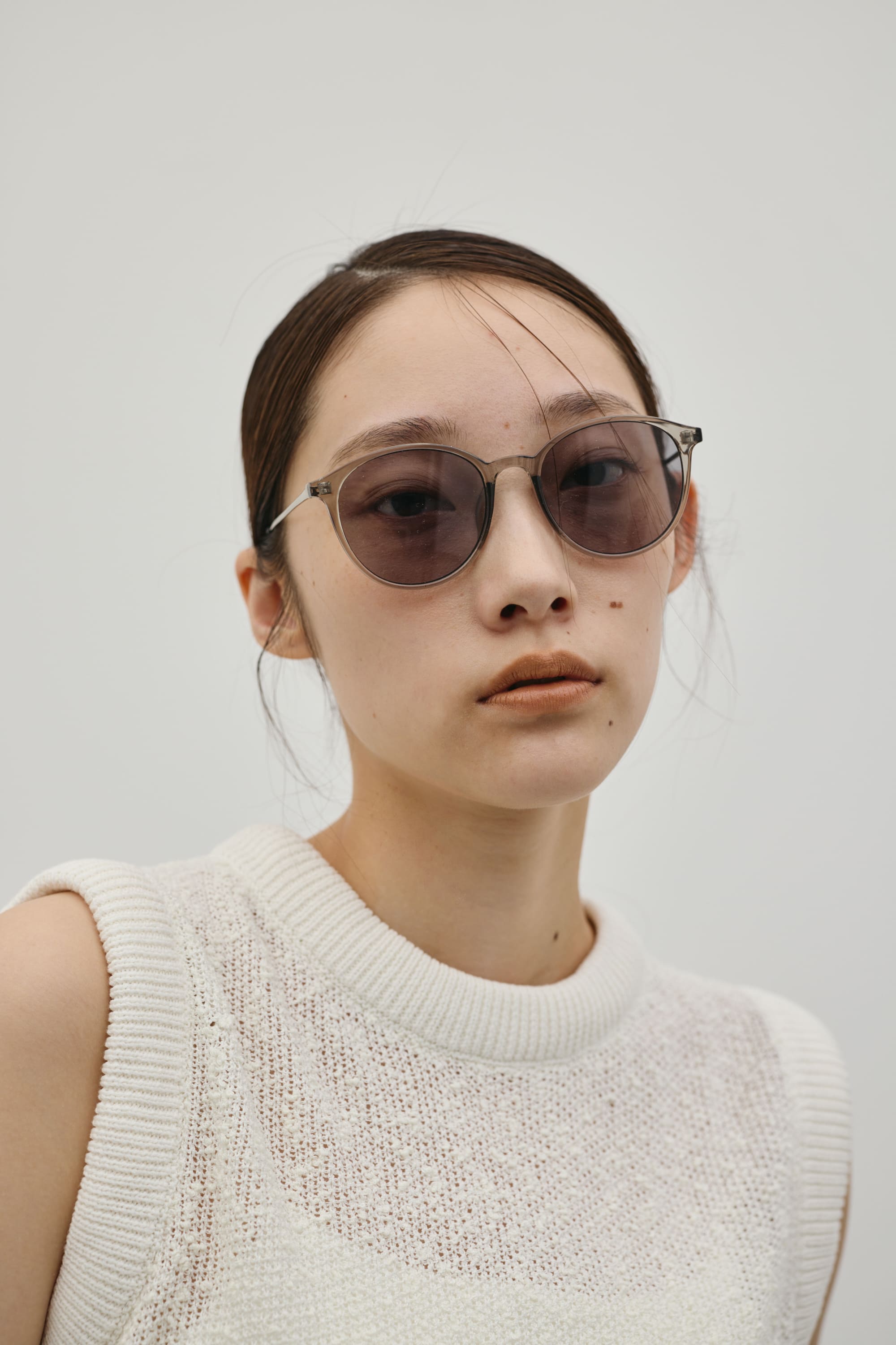 【noeyedia】セルフレームアイウエア GRY FREE