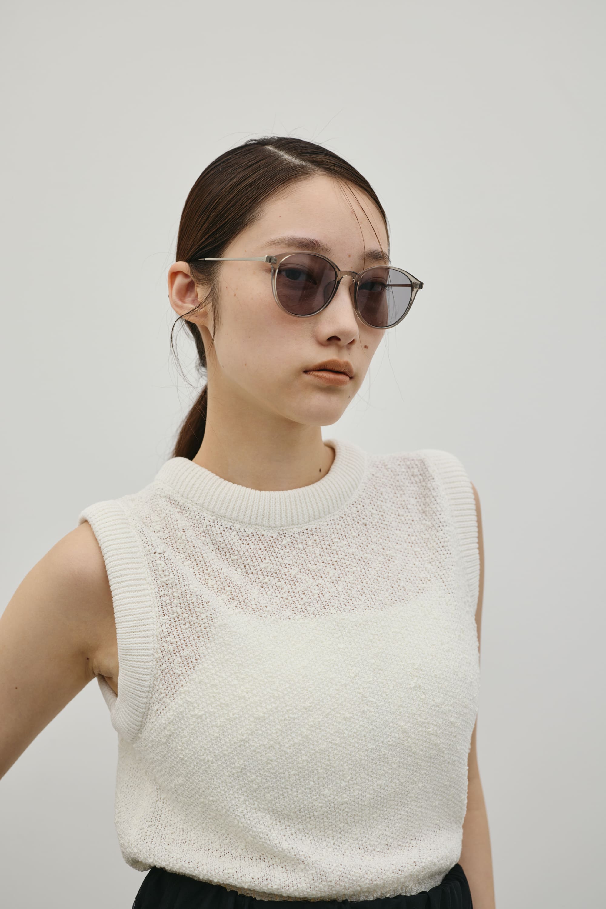 【noeyedia】セルフレームアイウエア GRY FREE