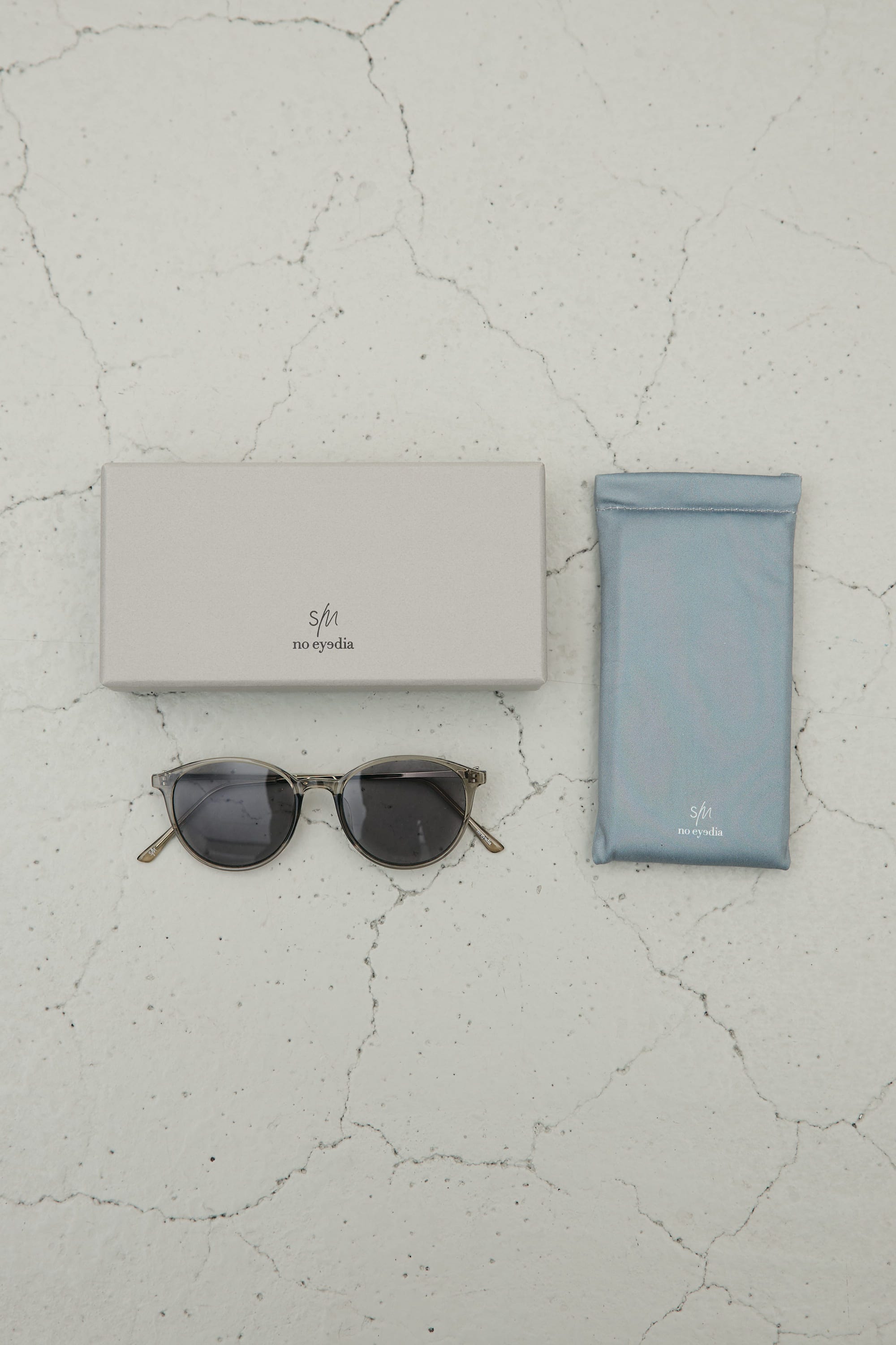 【noeyedia】セルフレームアイウエア GRY FREE