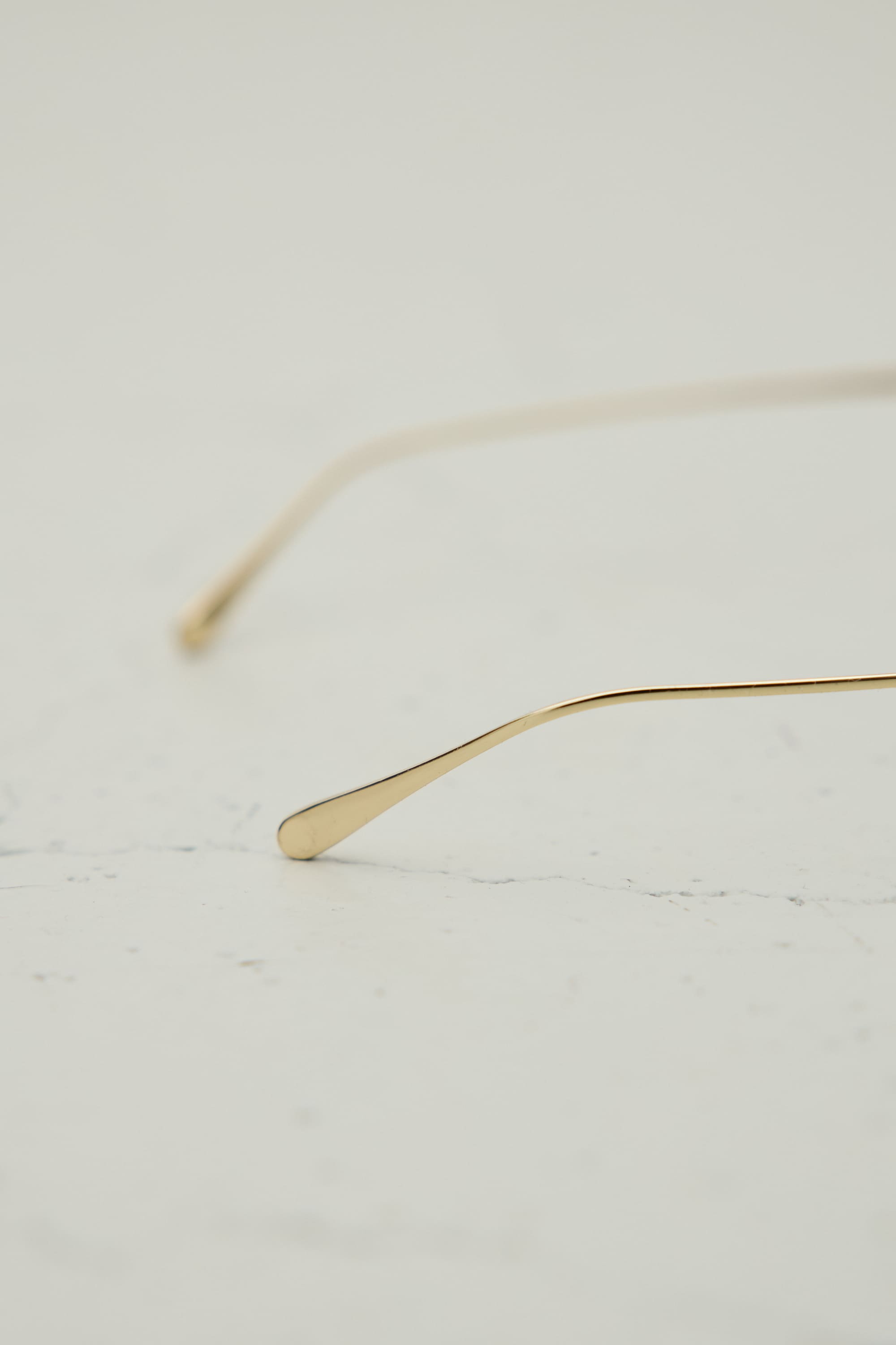 【noeyedia】リムレススクエアアイウエア L/BRN FREE