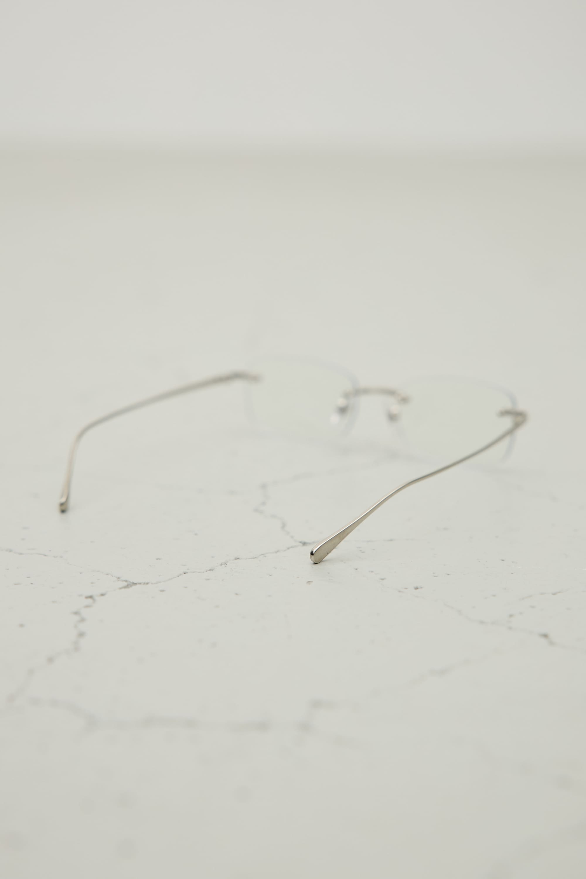 【noeyedia】リムレススクエアアイウエア SLV FREE