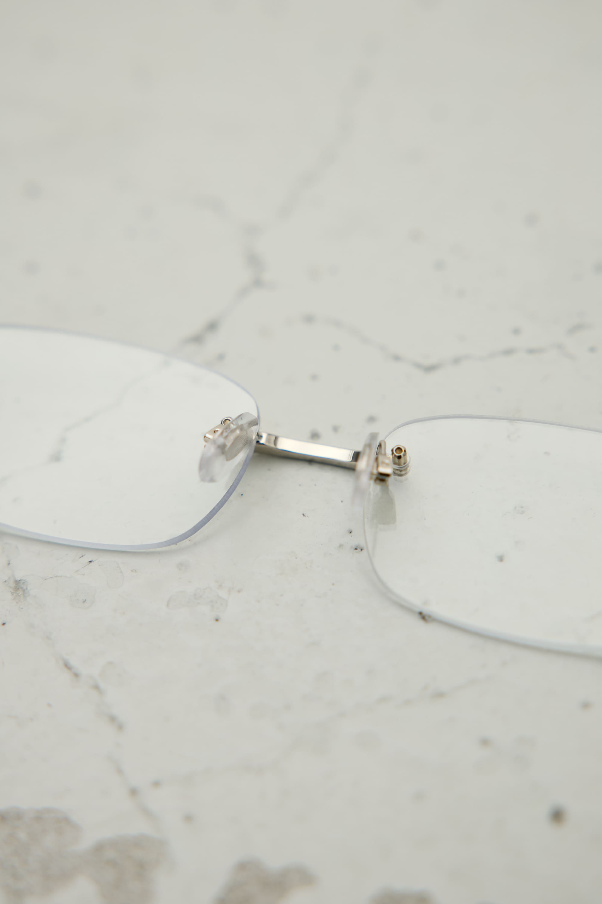 【noeyedia】リムレススクエアアイウエア SLV FREE