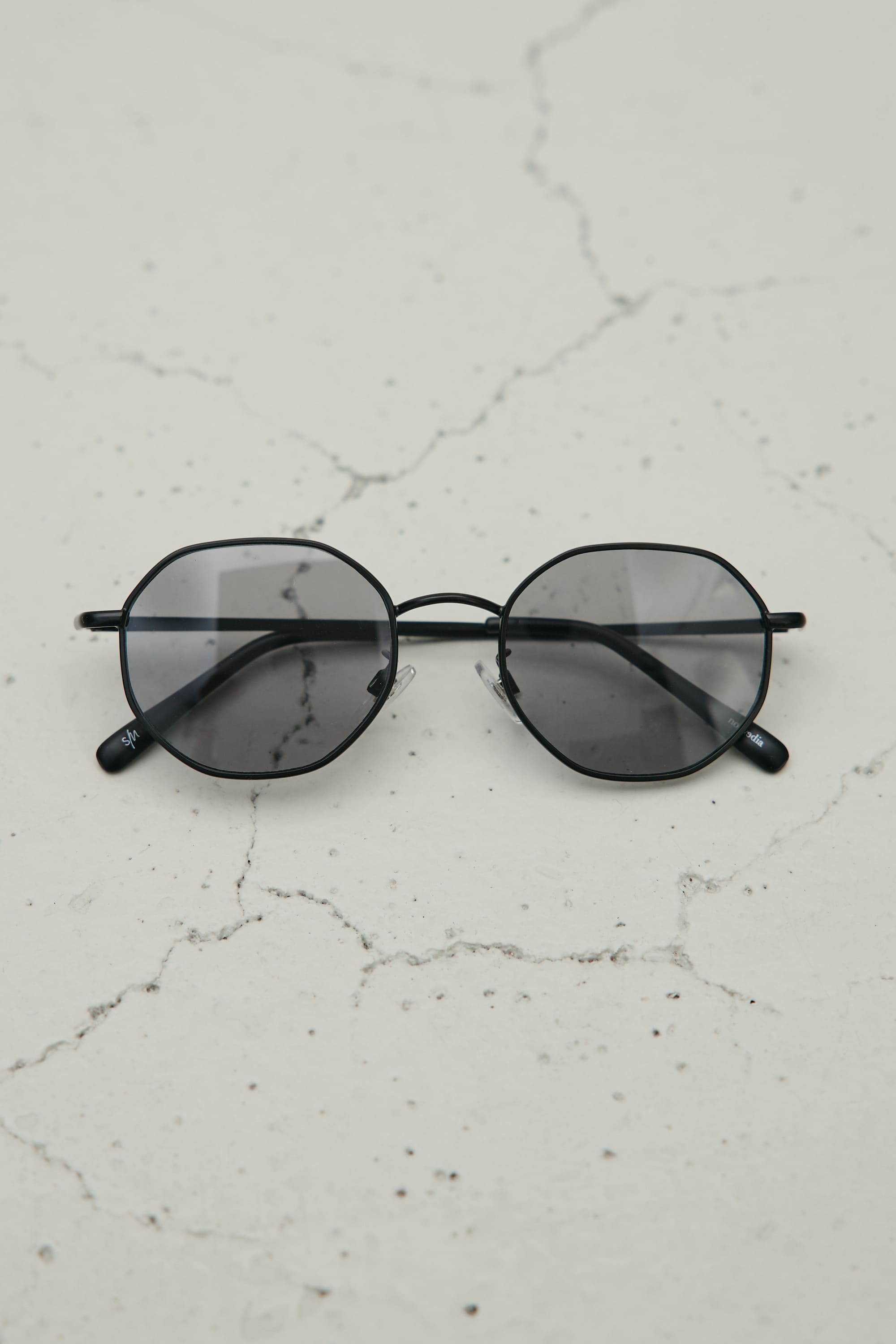 【noeyedia】メタルフレームアイウエア BLK FREE