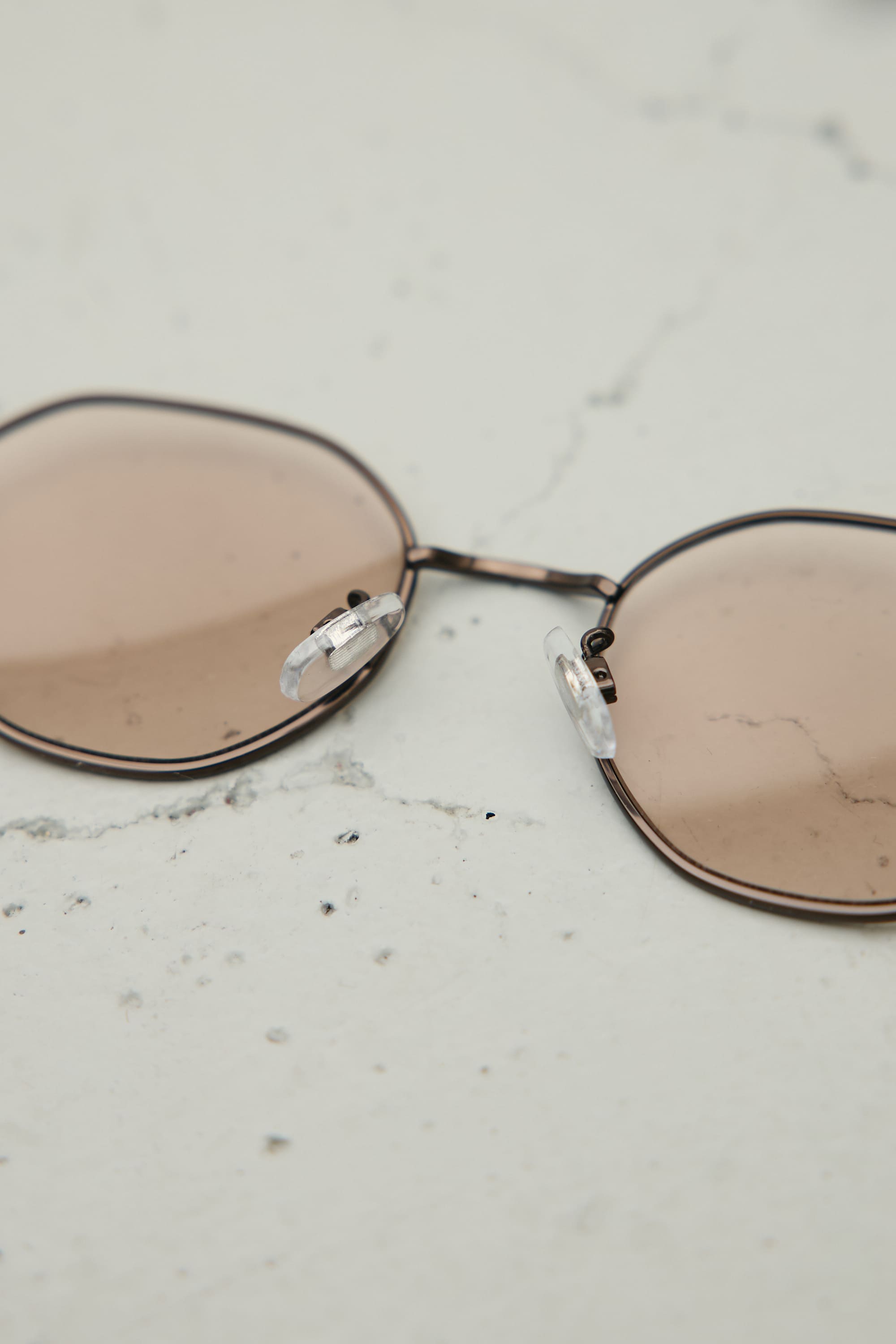 【noeyedia】メタルフレームアイウエア BRN FREE