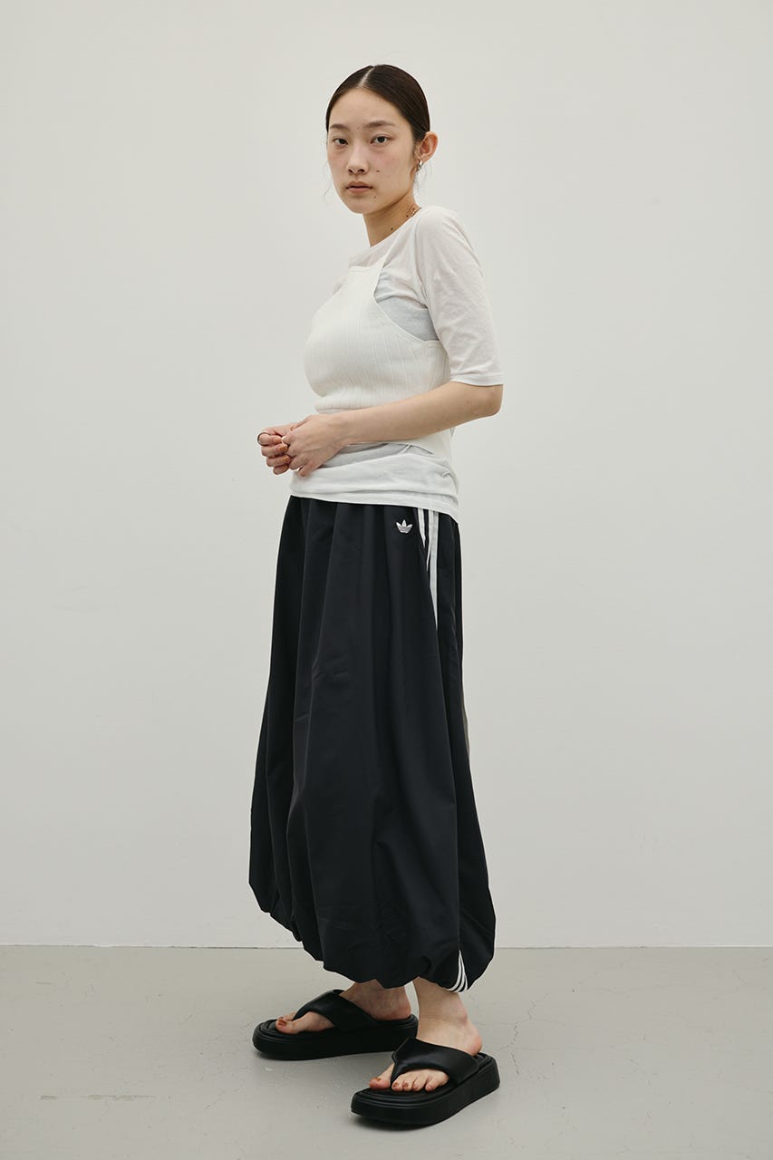【adidas】BALOON LONG SKIRT BLK S