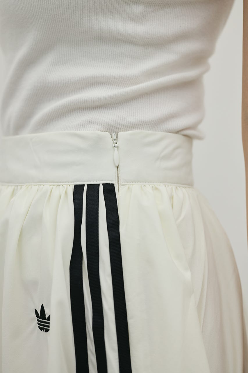【adidas】BALOON LONG SKIRT WHT M