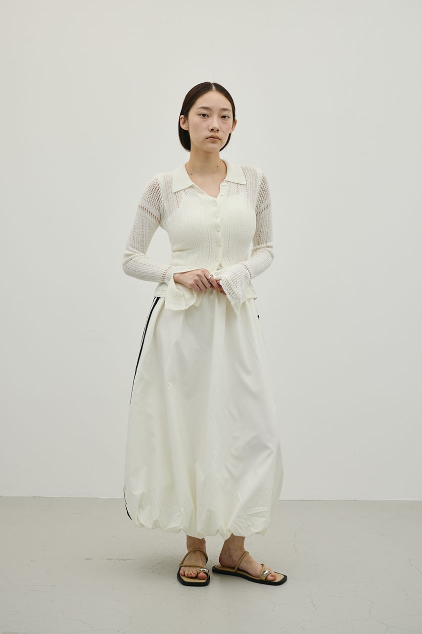 【adidas】BALOON LONG SKIRT WHT M