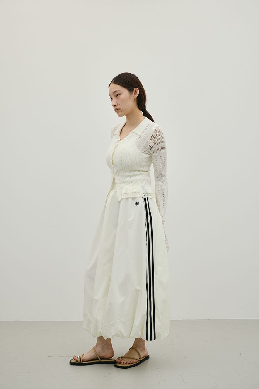 【adidas】BALOON LONG SKIRT WHT M