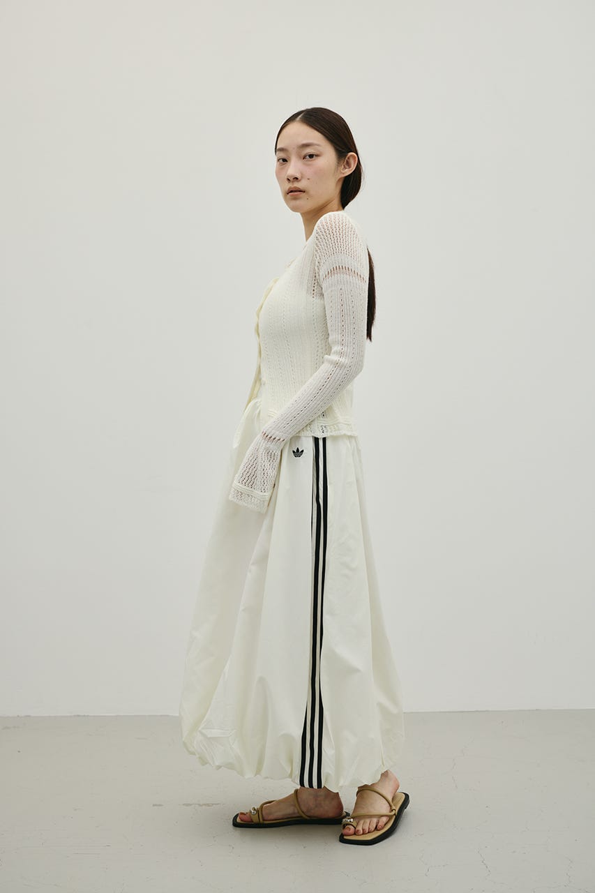 【adidas】BALOON LONG SKIRT WHT M
