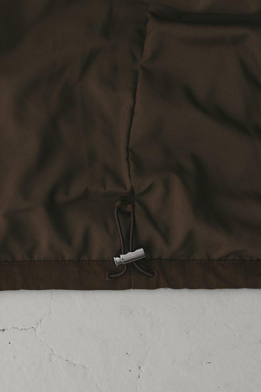 ギャザーネックブルゾン BRN FREE