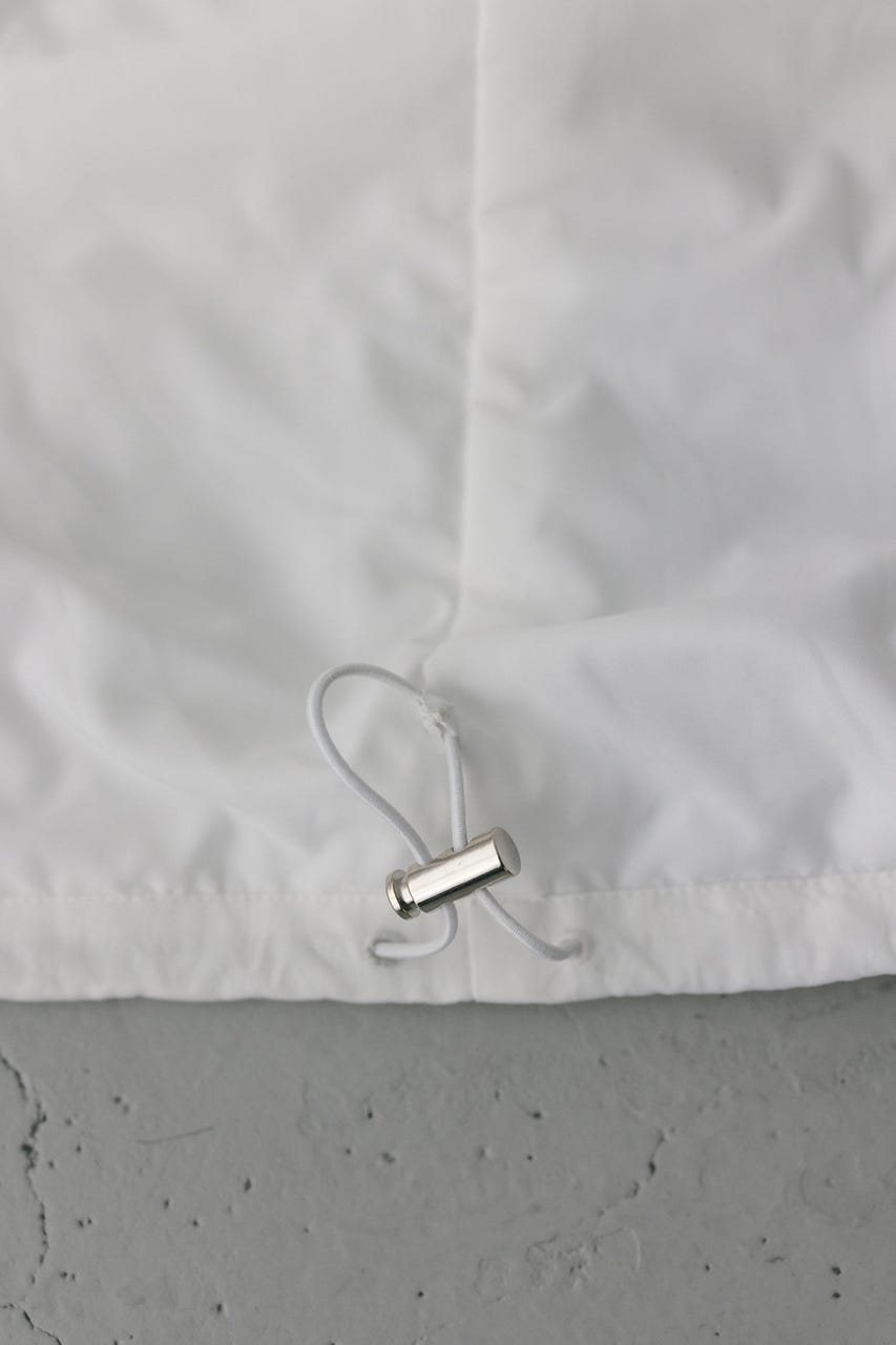 ギャザーネックブルゾン WHT FREE