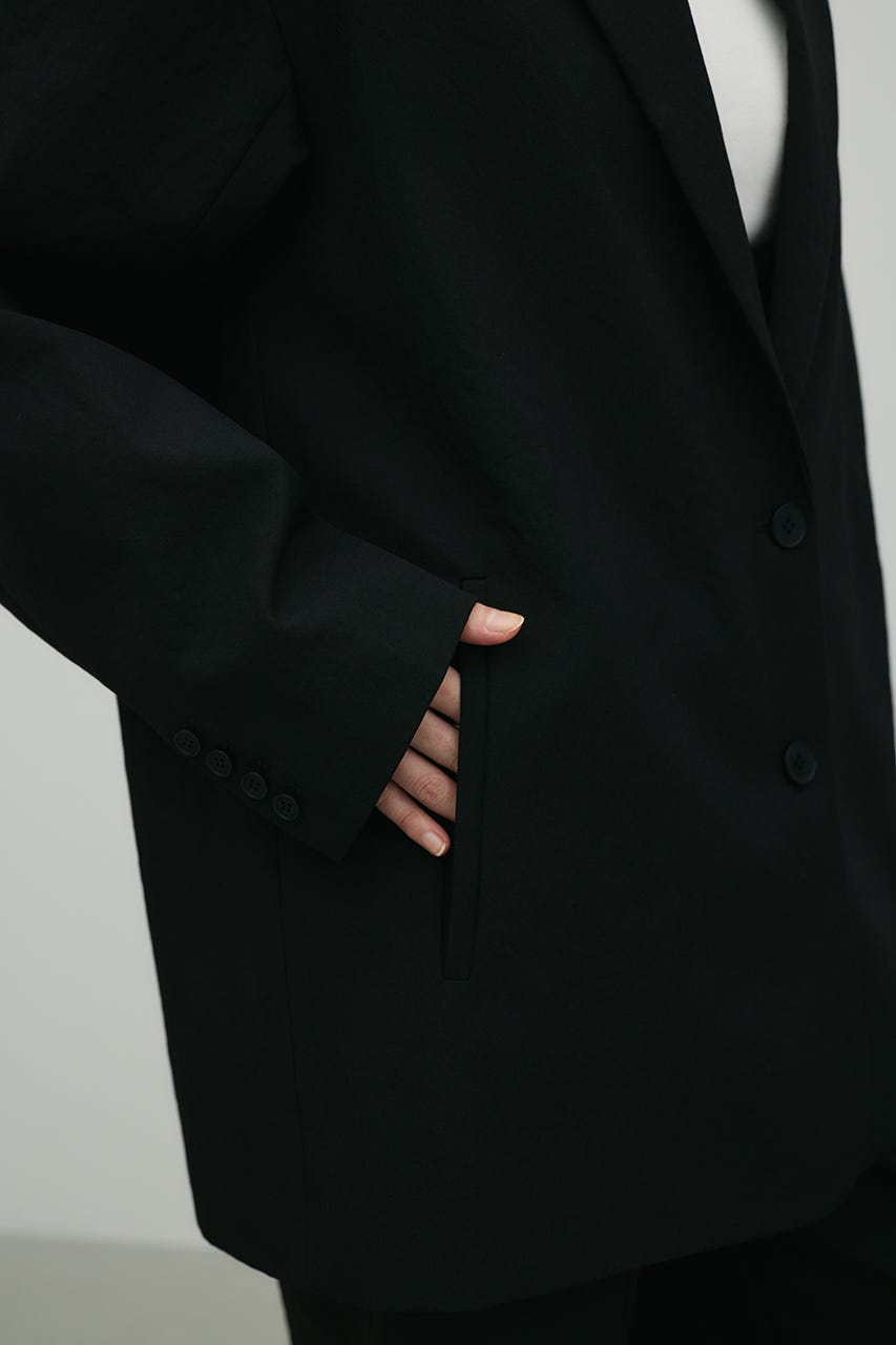 ハイラインテーラードジャケット BLK S