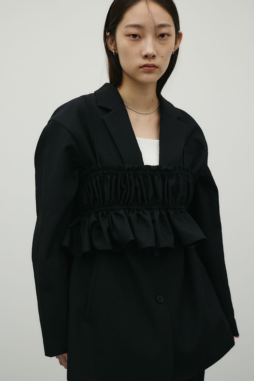 ハイラインテーラードジャケット BLK S