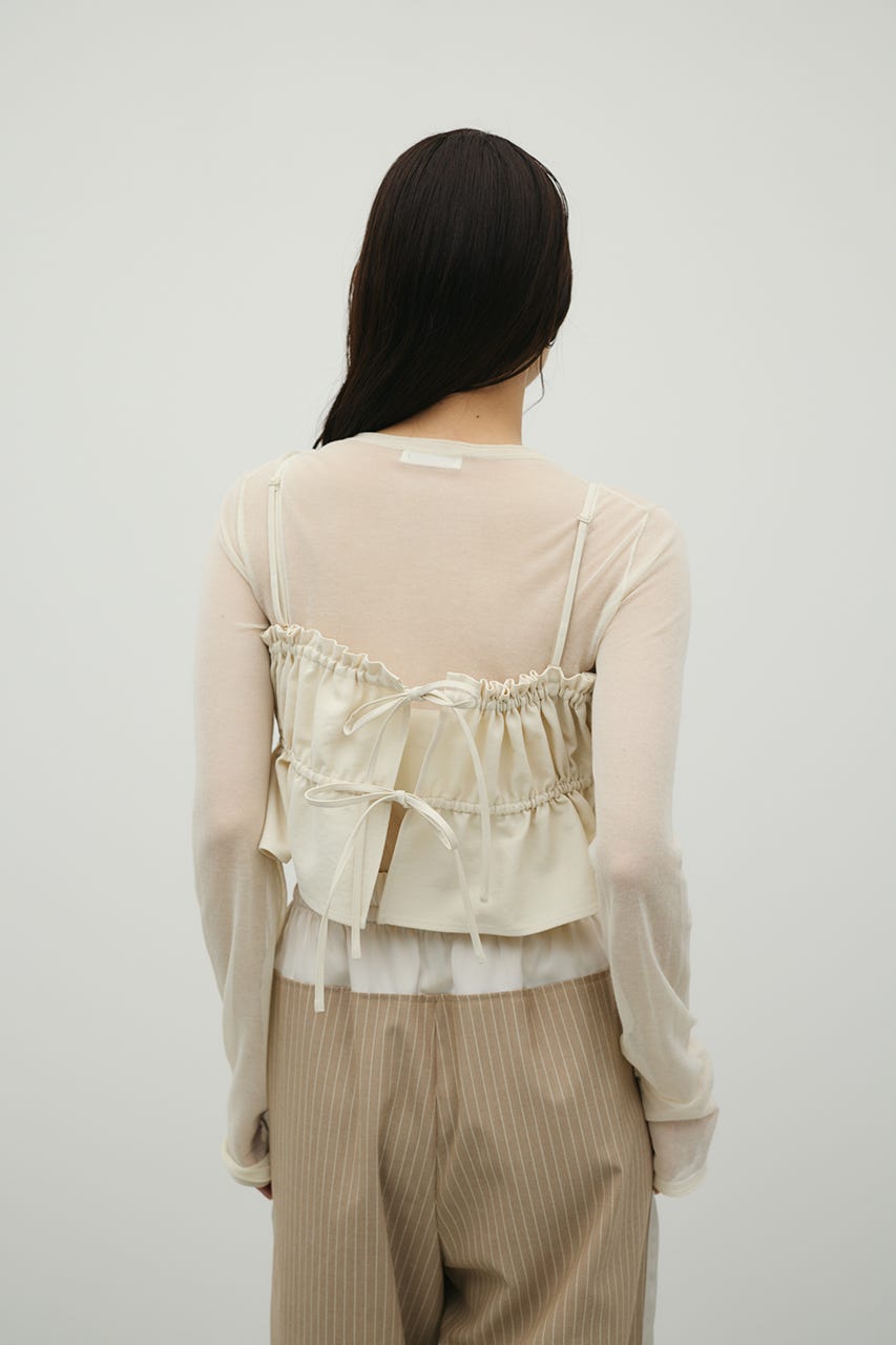 ハイラインフリルビスチェ IVOY FREE