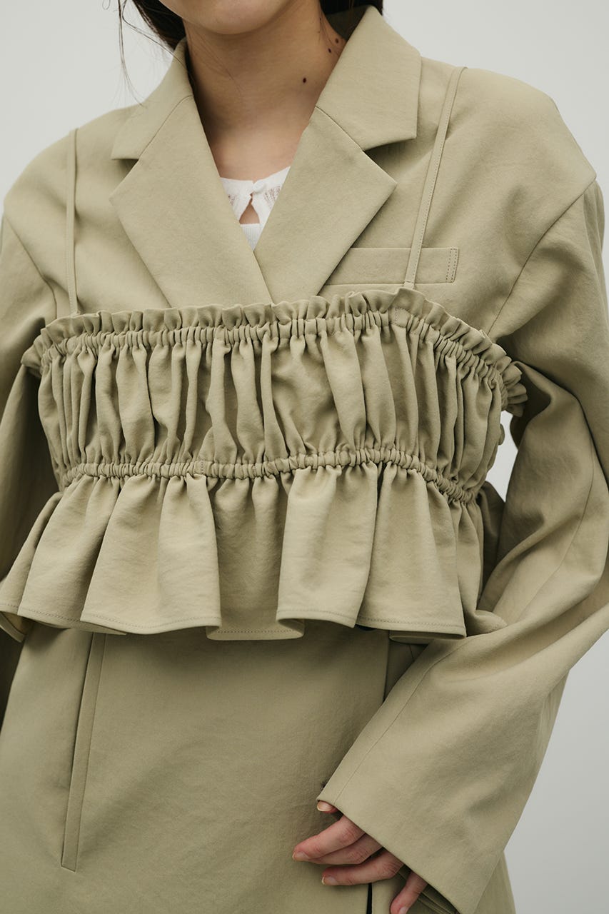 ハイラインフリルビスチェ L/KHA FREE