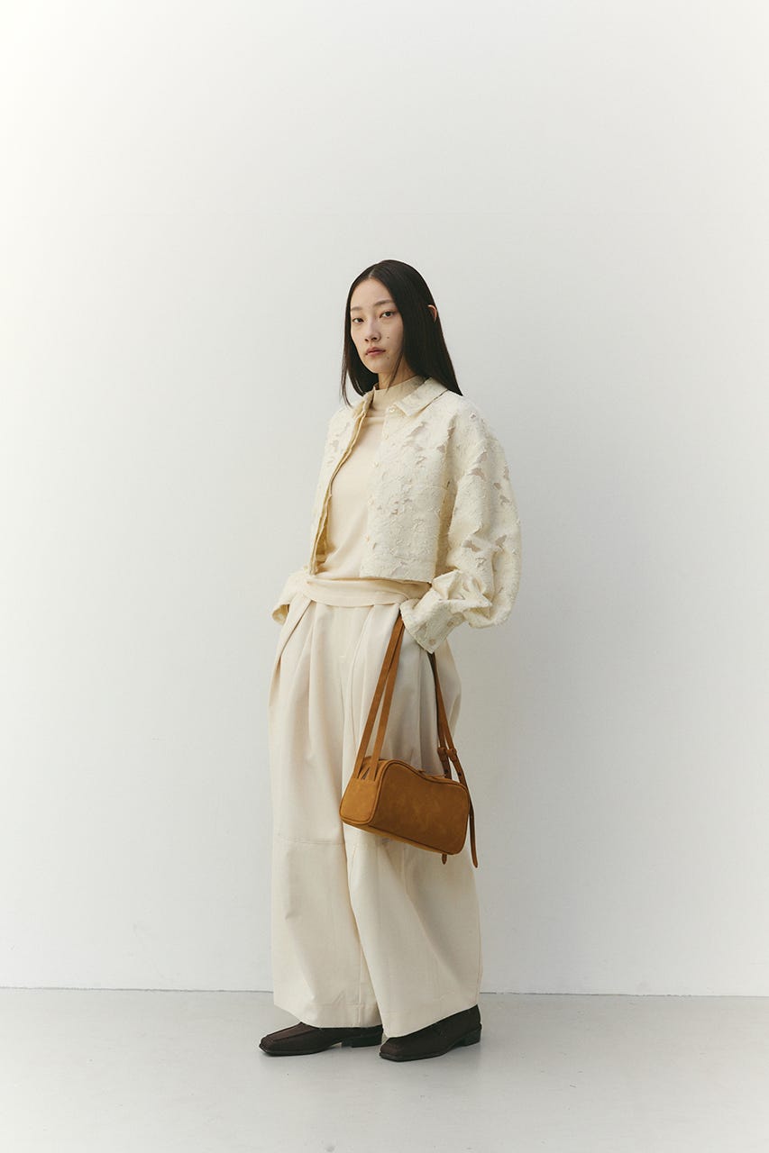 ジャガードショートジャケット IVOY FREE