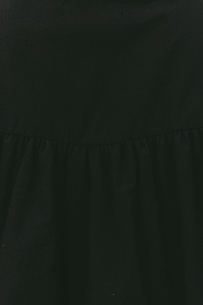 ギャザーバルーンブラウス BLK FREE