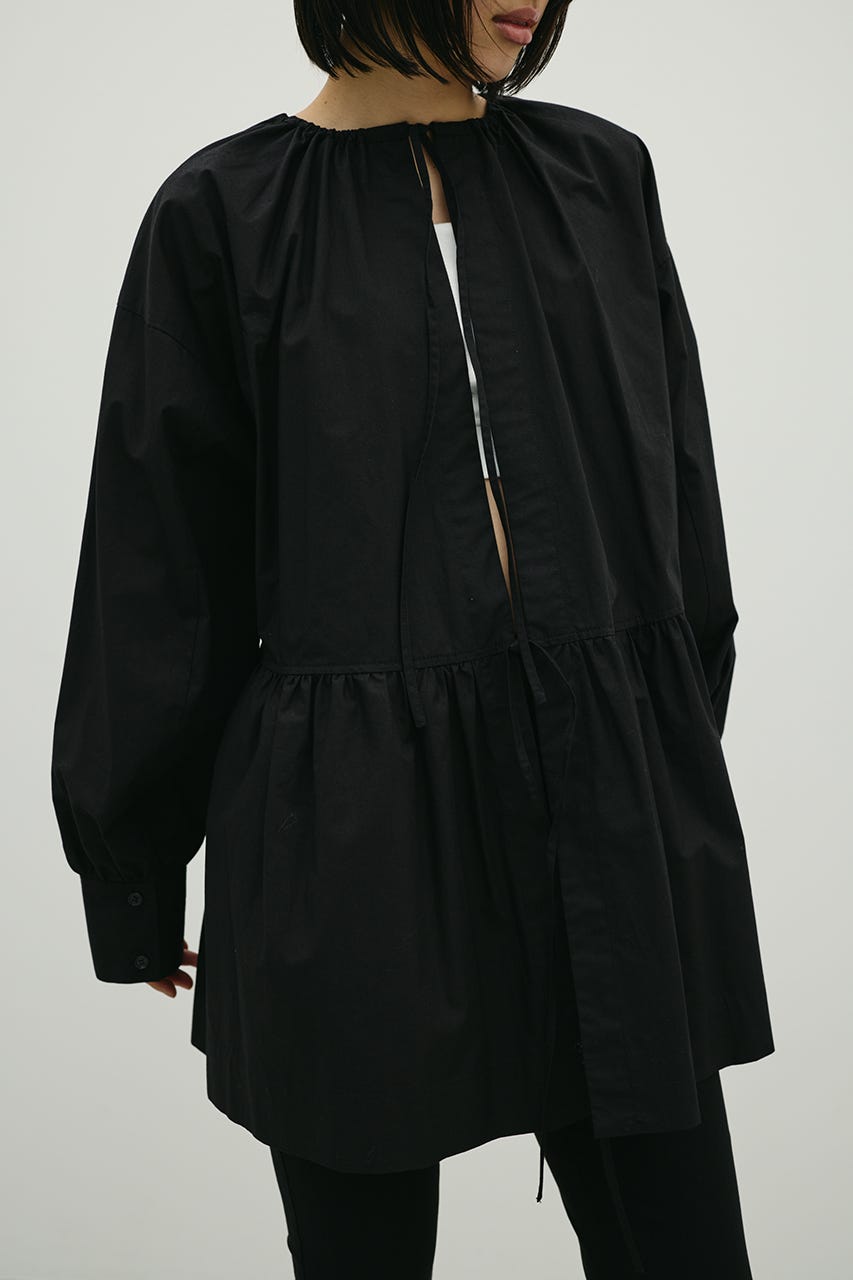 2WAYバックオープンシャツ BLK FREE