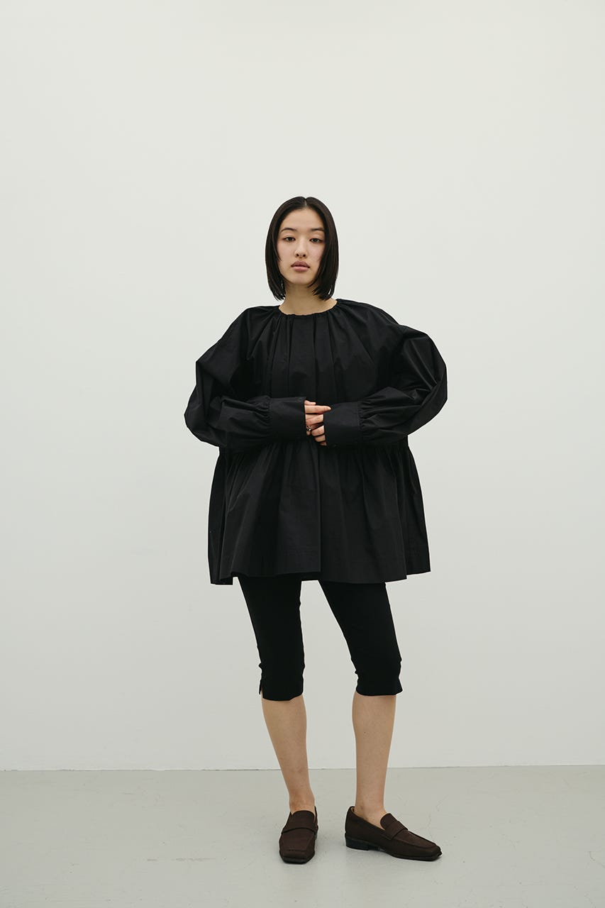 2WAYバックオープンシャツ BLK FREE