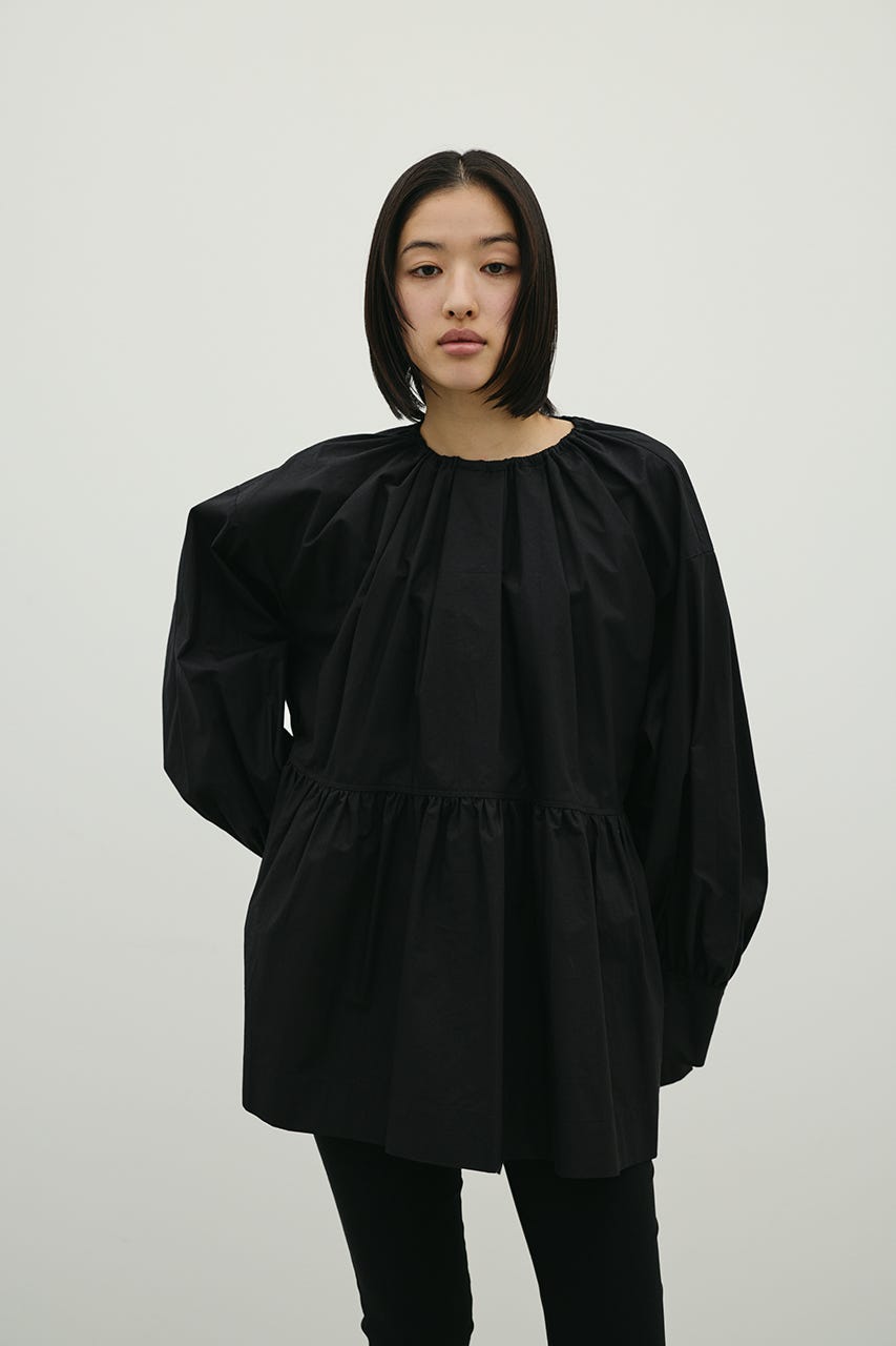 2WAYバックオープンシャツ BLK FREE