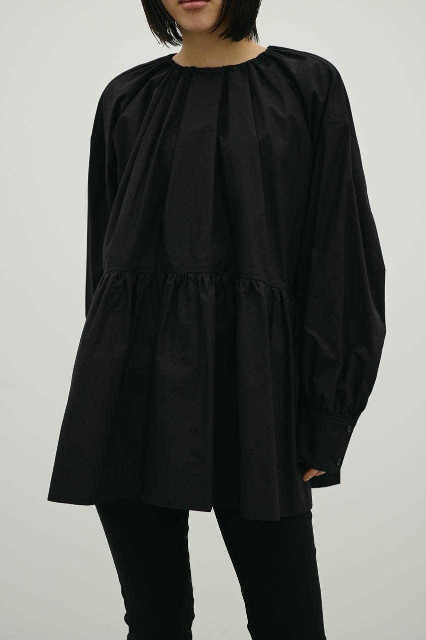 2WAYバックオープンシャツ BLK FREE