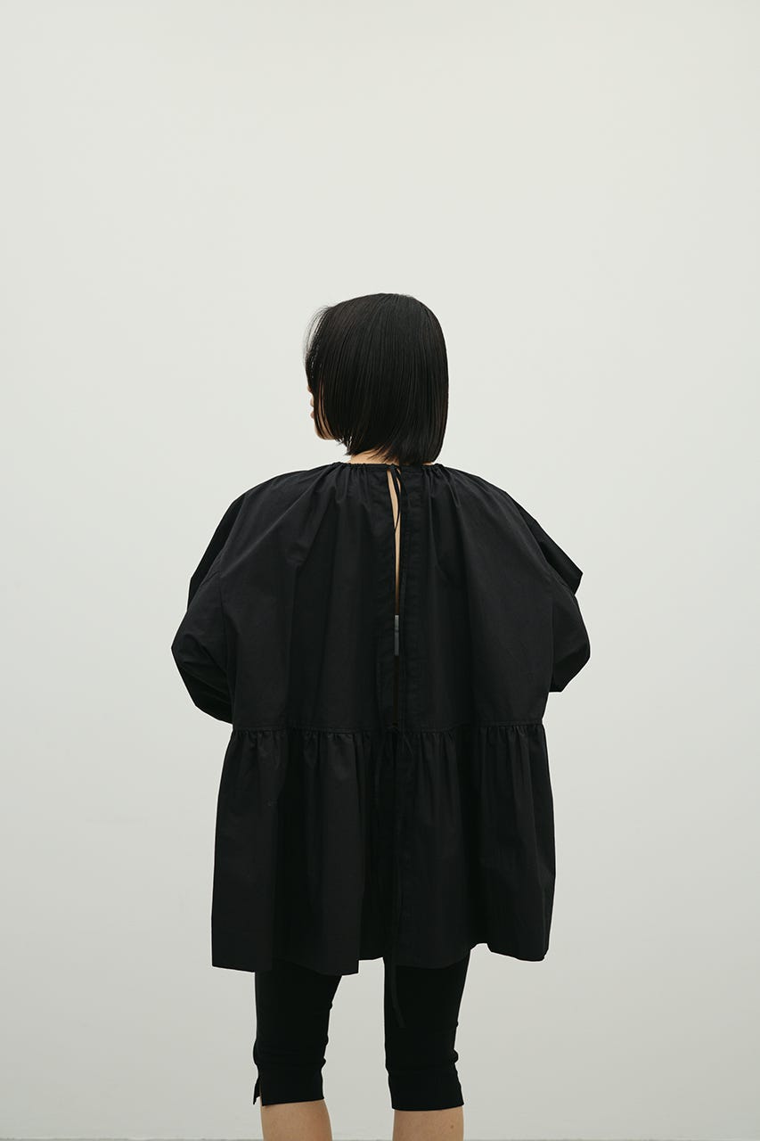 2WAYバックオープンシャツ BLK FREE