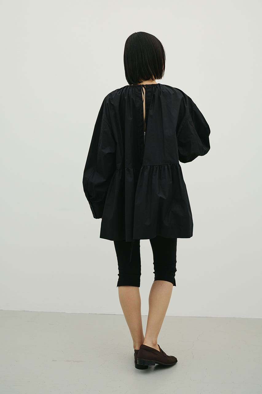 2WAYバックオープンシャツ BLK FREE