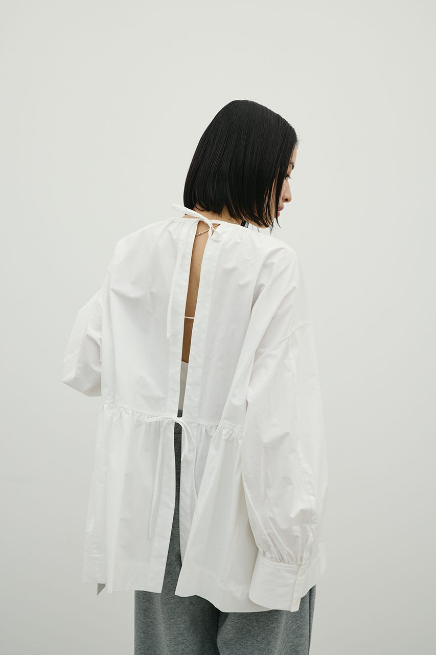 2WAYバックオープンシャツ WHT FREE
