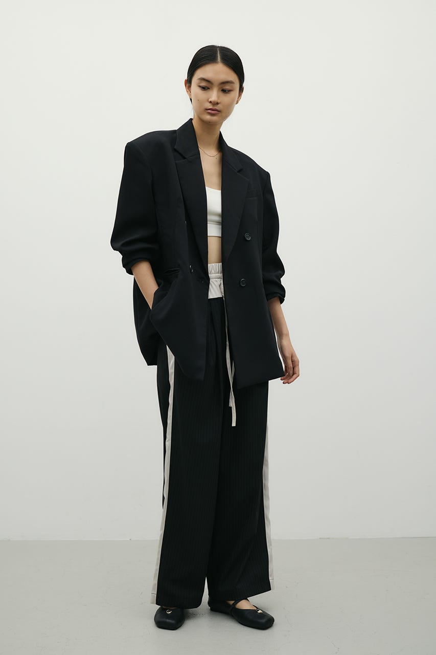 シームデザインテーラードジャケット BLK M