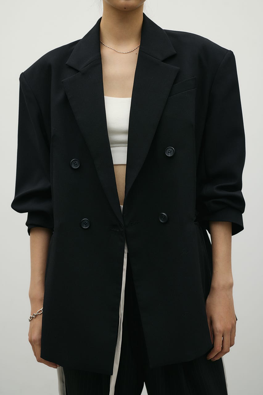 シームデザインテーラードジャケット BLK M