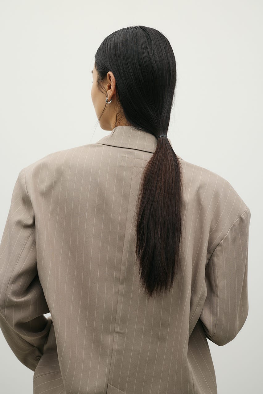 シームデザインテーラードジャケット 柄BEG S