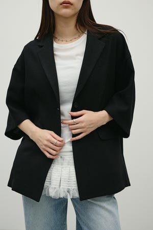 リネンライクテーラージャケット