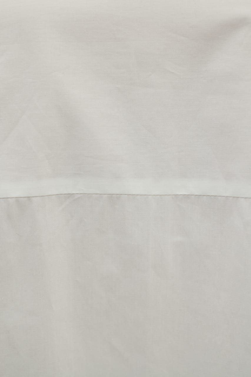 パネルオーバーシャツ WHT FREE