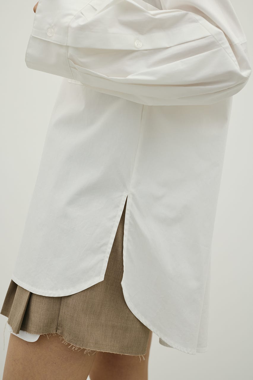 パネルオーバーシャツ WHT FREE