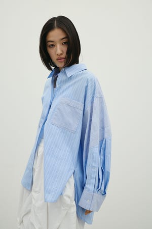 パネルオーバーシャツ