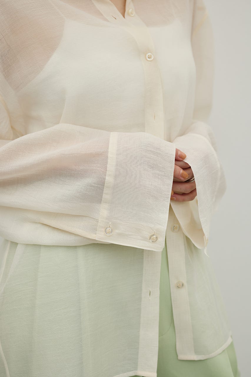 シアーオーバーシャツ IVOY FREE