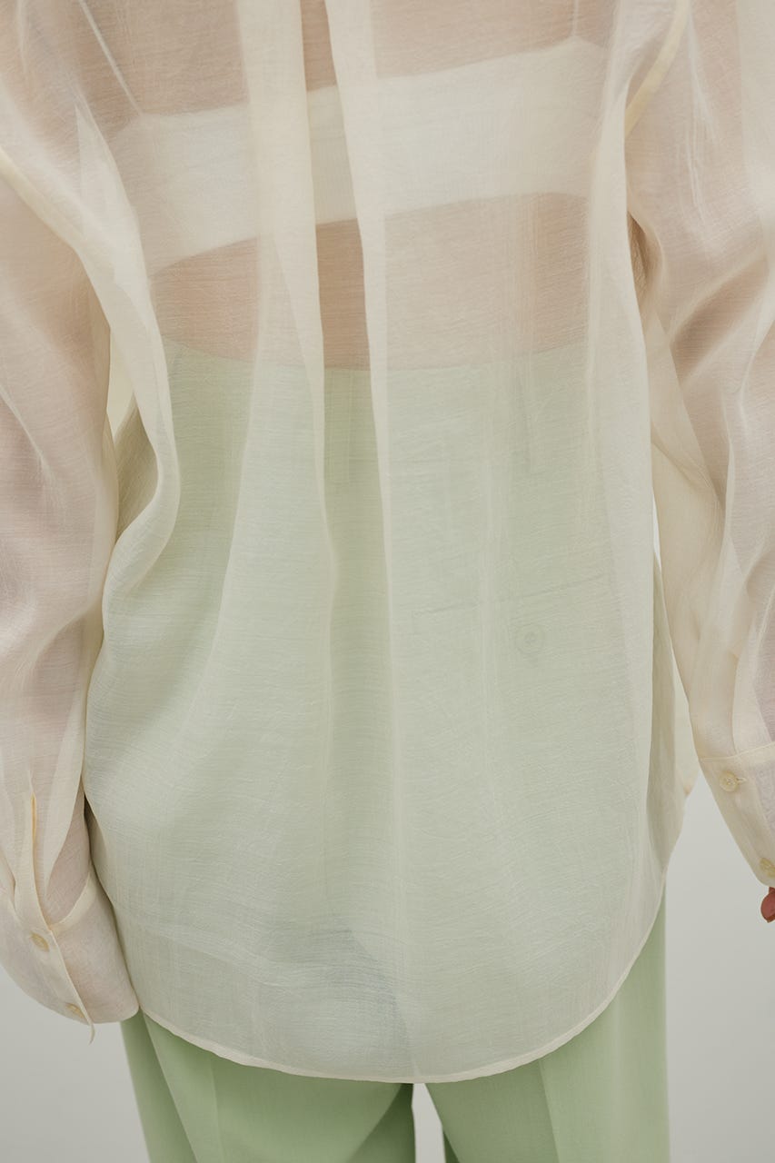 シアーオーバーシャツ IVOY FREE