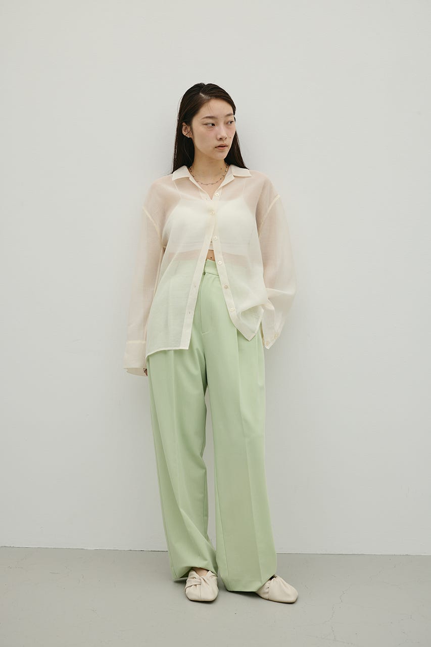 シアーオーバーシャツ IVOY FREE